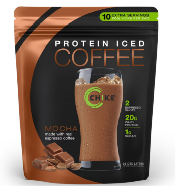 Chike High Protein Iced Coffee Mocha — 20g Whey Protein, 2 Espresso Shots, 27.1 oz | Low Sugar, Non-GMO