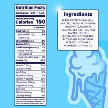 Nurri Protein Shake Nutrition Facts and Ingredients